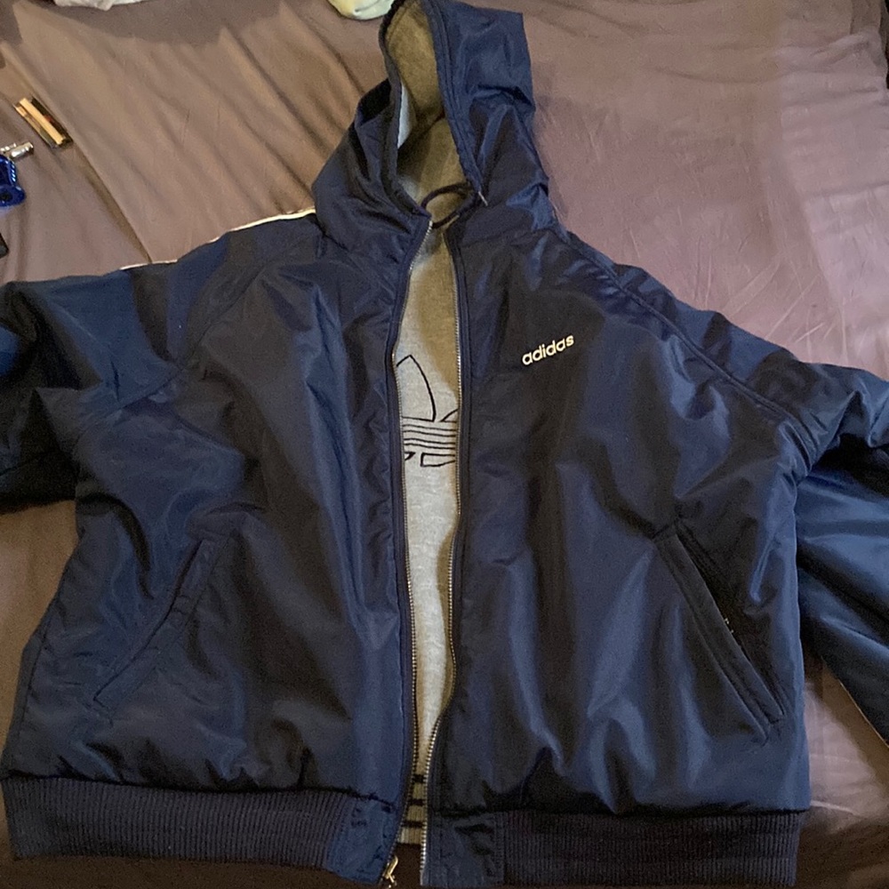 Reveralbe adidas coat